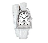 Women's Watch - Nice Queen, White + zirconia stainless steel, Strap.