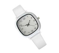 Womens Watch - Wrist Watches for Women | Square Silicone Band Lady Wristwatch with Second Hand Easy Read Jewelry Accessories for School & Exams