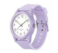 Womens Watches Minimalist Ultra-Thin Quartz Watch Easy Read Watch with Big Numbers Waterproof Fashion Wristwatch for Women Ladies Girls (Purple)
