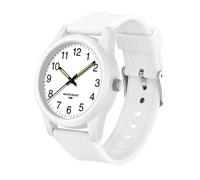 Womens Watches Minimalist Ultra-Thin Quartz Watch Easy Read Watch with Big Numbers Waterproof Fashion Wristwatch for Women Ladies Girls (White)