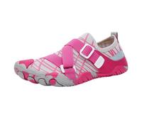 women's water shoes Water Shoes Women Men Wide Fit Barefoot Aqua Quick Dry Beach Shoe Lightweight Swimming Pool Yoga Socks Ladies Breathable Sport Wet Pool Diving Unisex Sea Watermelon Red 4.5