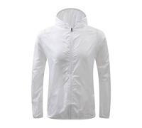 Womens Waterproof Cycling Jacket Quick Dry Lightweight Raincoat Hooded Rain Jacket Thin Sunscreen Water-Resistant Sports Hiking Walking Jacket Spring Autumn Summer Rain Coats Long Sleeve Zip Up Hoodie