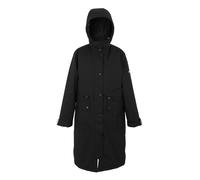 Regatta Women's Yannta Jacket - Hooded Waterproof Insulated Longline - Jet Black Size 14