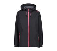 CMP Woman Rain Jacket Fix Hood - Waterproof jacket - Women's Antracite / Gloss L