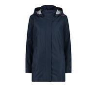 Women's waterproof hooded jacket with snap buttons CMP Bleu 3XL
