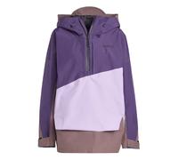 Women's waterproof jacket adidas Terrex Xploric 2 Layer Lined Anorak Violet L