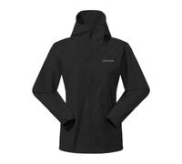 Berghaus Women's Deluge Pro 3.0 Shell Rain Jacket | Breathable Coat | Durable | Waterproof | Adjustable Waterproof Jacket, Black/Black, 18