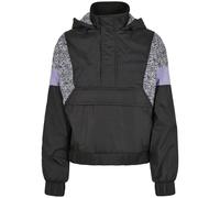 Urban Classics Aop Mixed Pull Big Jacket Black 4XL Woman