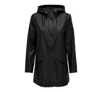 ONLY Women's Onlelisa Raincoat OTW Rain Jacket, Black, L