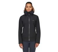 Rab Women's Namche Gore-Tex Jacket - GTX Waterproof Breathable Rain Shell for Hiking & Everyday Outdoor Use - Black - Large