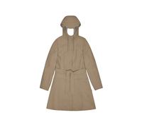 Rains Curve Long Jacket | Rain Jacket | Beige | XL |