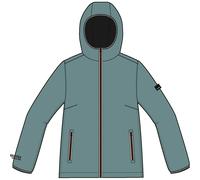 Green female 8 Regatta Women's Waterproof Bendria Shell Jacket Green, Size: 8