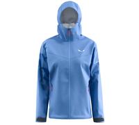Salewa Puez Aqua 4 Powertex 2.5L Hooded Jacket Sky Blue Women - 40