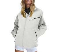 Womens Waterproof Jackets - Women's Casual Jacket Windproof Detachable Fleece Lined Hooded Outerwear For All Seasons Comfortable Lightweight Travel Coat