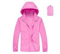 Women's Waterproof Packable Rain Jackets Lightweight Breathable Windbreaker Raincoat Outdoor Windproof Running Golf Cycling Jacket with Hood Raincoat Womens Lightweight Hideaway Hood Hiking Outdoor