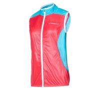 La Sportiva Briza Windbreaker Vest Red Blue Women - S
