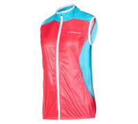 La Sportiva Briza Windbreaker Vest Red Blue Women - L