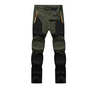 Women's Waterproof Trousers Softshell Expandable Waist Pants Skiing Pants Outdoor Windproof Winter Warm Insulated Trousers Lightweight Cargo Pant with Zip Pockets for Walking Fishing Hiking Black