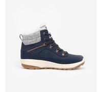 Women's Waterproof Walking Boots Nh900 Leather Blue