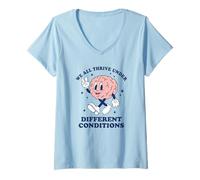 Women's We All Thrive Under Different Conditions V-Neck T-Shirt