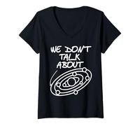 Womens We Avoid Mentioning That Odd Planet Funny Space V-Neck T-Shirt