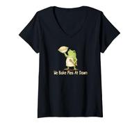 Women's We Bake Pies At Dawn V-Neck T-Shirt