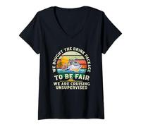 Womens we Bought The Drink Package to be fair V-Neck T-Shirt