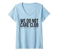 Womens We Do Not Care Club Menopausal Women Unite V-Neck T-Shirt