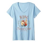 Womens WE DO NOT CARE V-Neck T-Shirt