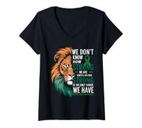 Womens We Dont Know How Strong We Are Until Strong Is Mental Health V-Neck T-Shirt