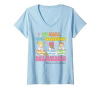 Women's We Make Eggs-Traordinary L&D Easter Labor and Delivery Crew V-Neck T-Shirt