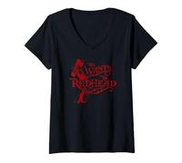 Womens We Wants the Redhead Caribbean Pirates Shirt V-Neck T-Shirt
