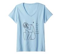 Womens We Will Rise & Dance Again V-Neck T-Shirt