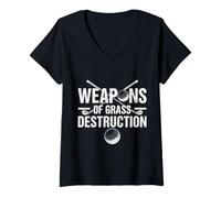 Women's Weapons of Grass Destruction V-Neck T-Shirt