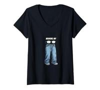 Womens Wearing My Smarty Pants V-Neck T-Shirt