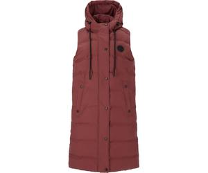 Women's Weather Report Chief Long Puffer Vest Rouge 38