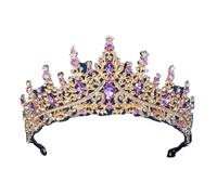 Womens Wedding Accessories Rhinestones Crown Tiara Wedding Headdress Party Crown Bridal Hair Jewelry TS-J3151GP