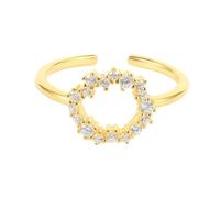 Womens Wedding Band Moissanite, Wedding Engagement Ring 9K Rose Gold Round Shape Adjustable Ring Trendy Jewelry for Wife Size S 1/2