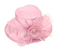 Women's Wedding Cap Bridal Daily Tea Fascinator Hat Party Baseball Caps an Cap Rose Gold