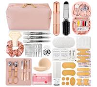 Women's Wedding Emergency Kit 39 Essential Items for Brides Team Bride All in One Travel Kit Personal Care Women's Travel Set, Pink, Blush Bliss Pink