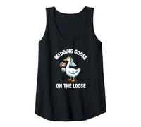 Womens Wedding Goose On The Loose Bride Future Wife Bridal Party Tank Top