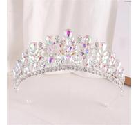 Women's Wedding Headband - Crystal Bridal Crown Tiara With Rhinestones, Queen Diadem Hair Jewelry Accessories