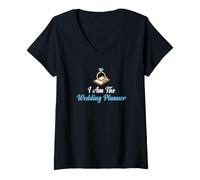Women's Wedding I'm The Planner Bridal Coordinator V-Neck T-Shirt
