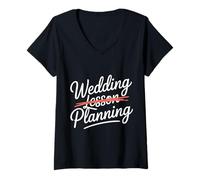 Womens Wedding Lesson Planning Teacher Preparation Marriage -- V-Neck T-Shirt