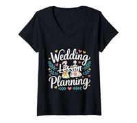 Womens Wedding Lesson Planning Teacher Preparation Marriage - V-Neck T-Shirt