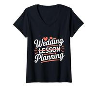 Womens Wedding Lesson Planning Teacher Preparation Marriage - V-Neck T-Shirt
