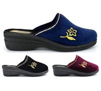 Womens Wedge Heel Slippers Ladies Wedge Slippers Size 6 Mule Slipper Size 4 Girls Slipper Ladies Mules Girls Mules Sizes 3-8 Black/Wine/Navy