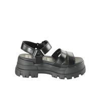 Women's wedge sandals Buffalo Aspha - Vegan Nappa Noir 40