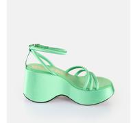 Women's wedge sandals Buffalo Joy Mss Sandal - Vegan Green 40