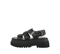 Women's wedge sandals Buffalo Pluto Fisher Noir 38